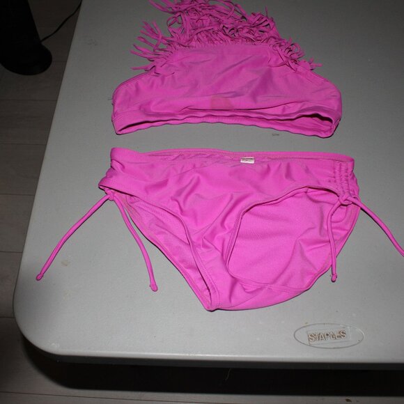 Purple 2 Pcs Justice Bikini Swimsuit Size 16 - Picture 1 of 11